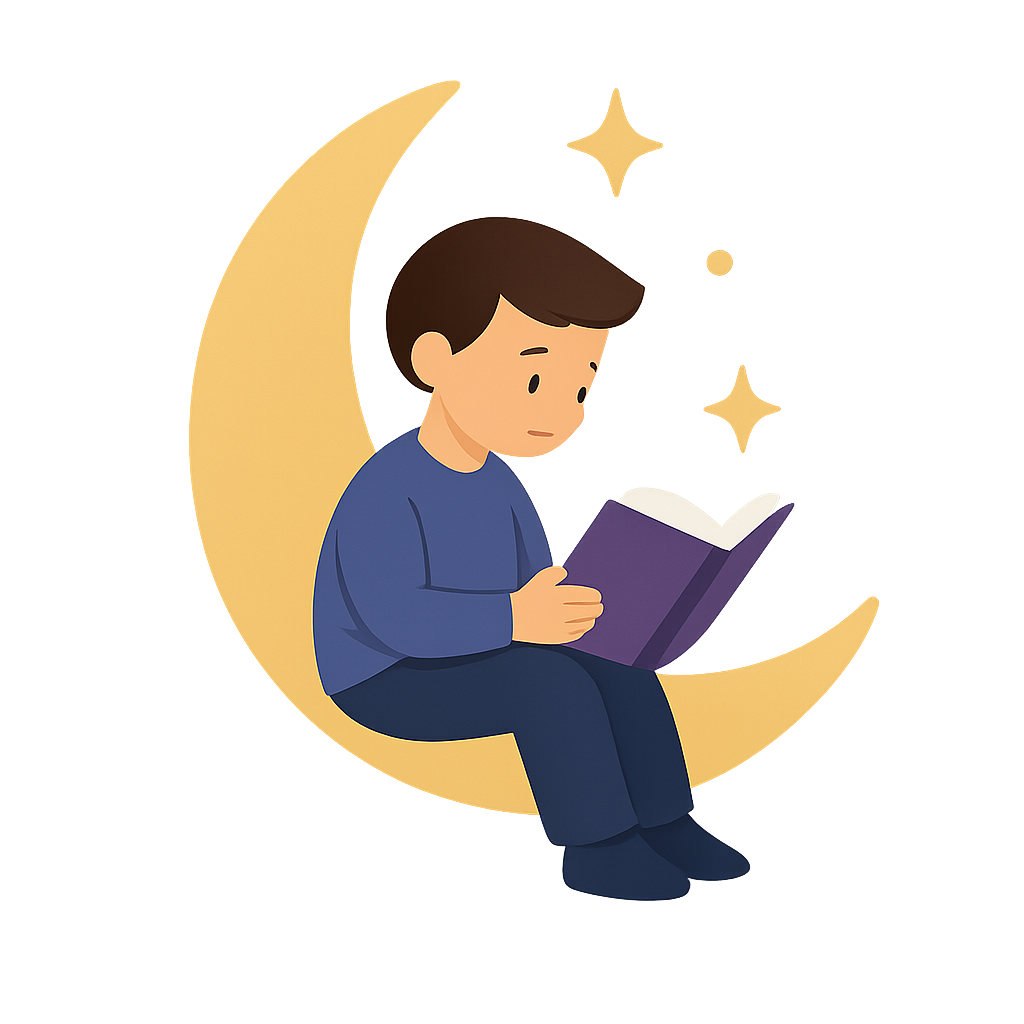 Student reading book